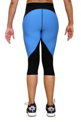 Pro Resistance Capris for Women - Olympic Blue