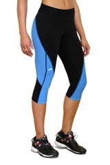 Pro Resistance Capris for Women - Olympic Blue