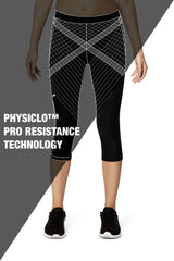 Pro Resistance Capris for Women - Black