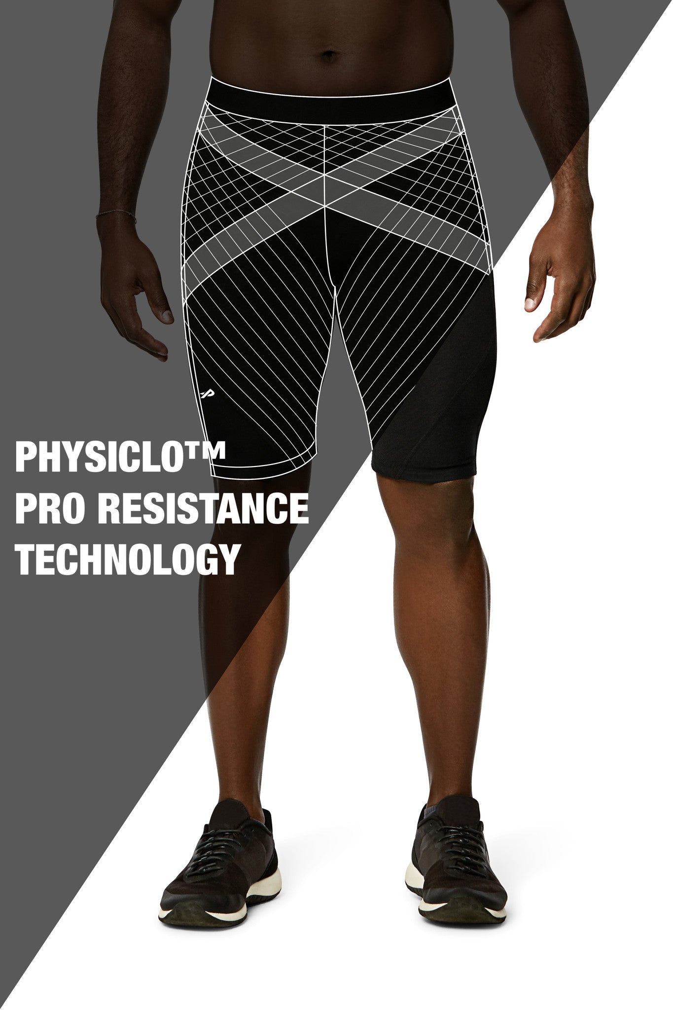 Pro Resistance Shorts for Men - Athletic Grey