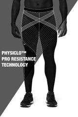 Pro Resistance Tights for Men - Olympic Blue